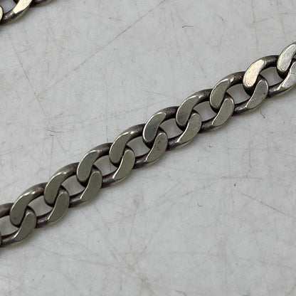 【中古品】【メンズ/レディース】 GUCCI グッチ 925 CUTOUT G RING NECKLACE カットアウト ジー リング ネックレス アクセサリー 182-260618-cs-05-izu カラー：シルバー 万代Net店
