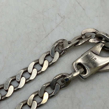 【中古品】【メンズ/レディース】 GUCCI グッチ 925 CUTOUT G RING NECKLACE カットアウト ジー リング ネックレス アクセサリー 182-260618-cs-05-izu カラー：シルバー 万代Net店