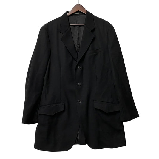 【中古品】【メンズ】 Y'S FOR MAN ワイズフォーメン MJ-J11-134 23AW WOOL GABARDINE JACKET ウール ギャバジン ジャケット アウター 140-260618-cs-07-izu サイズ：2 カラー：ブラック 万代Net店