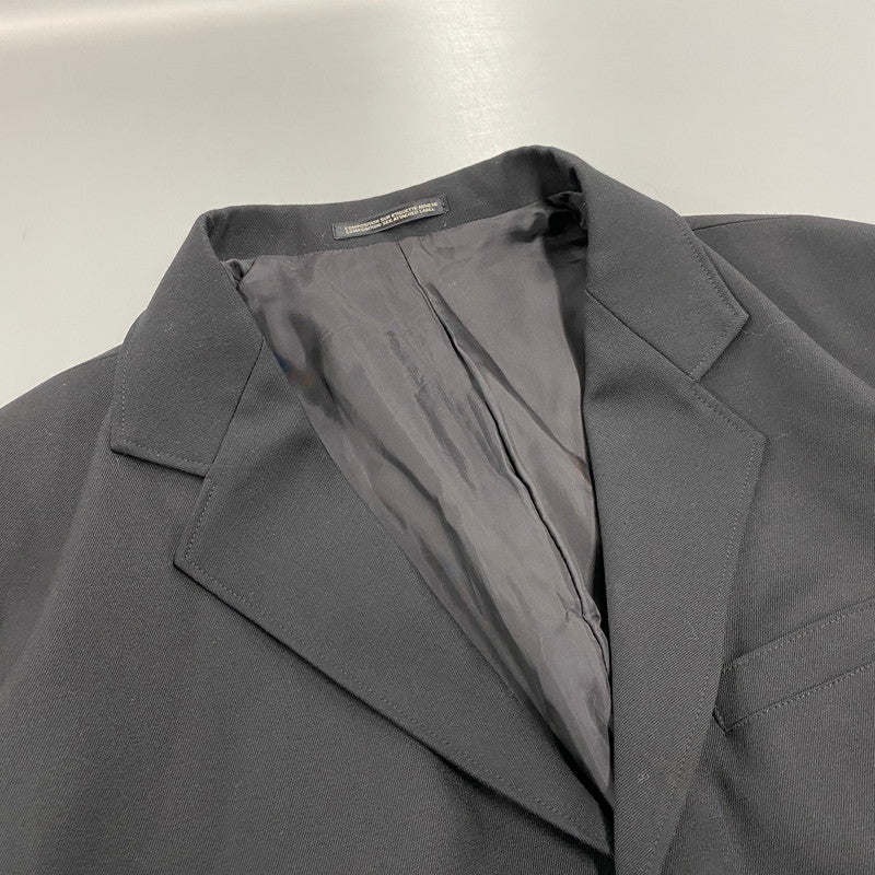 【中古品】【メンズ】 Y'S FOR MAN ワイズフォーメン MJ-J11-134 23AW WOOL GABARDINE JACKET ウール ギャバジン ジャケット アウター 140-260618-cs-07-izu サイズ：2 カラー：ブラック 万代Net店