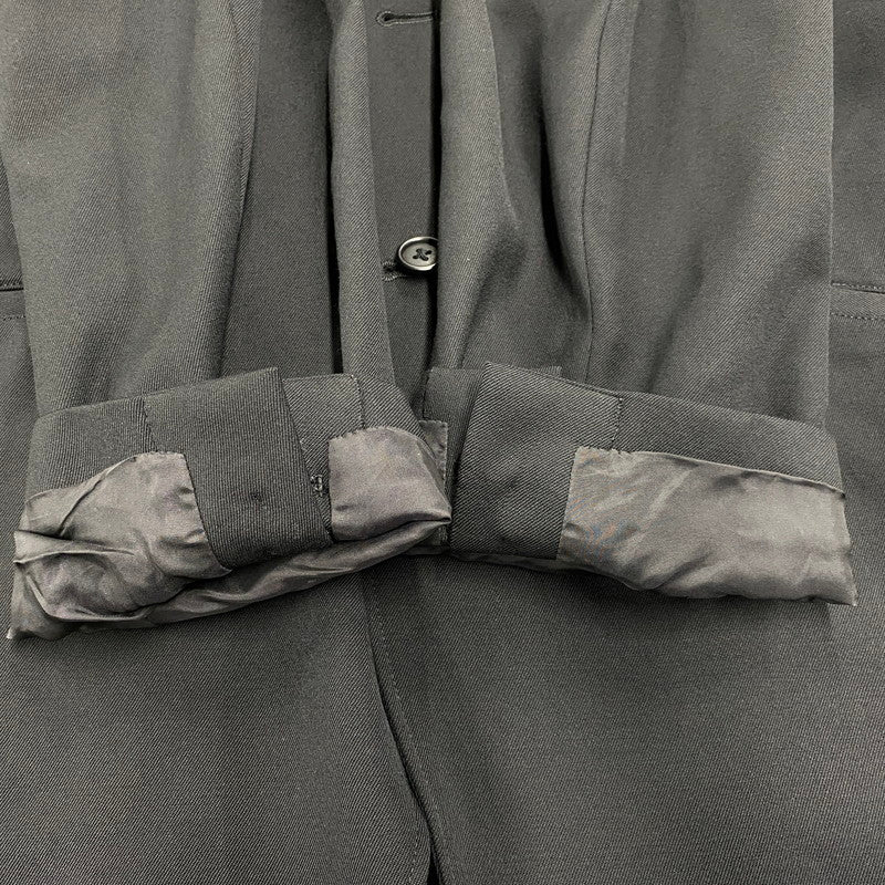 【中古品】【メンズ】 Y'S FOR MAN ワイズフォーメン MJ-J11-134 23AW WOOL GABARDINE JACKET ウール ギャバジン ジャケット アウター 140-260618-cs-07-izu サイズ：2 カラー：ブラック 万代Net店