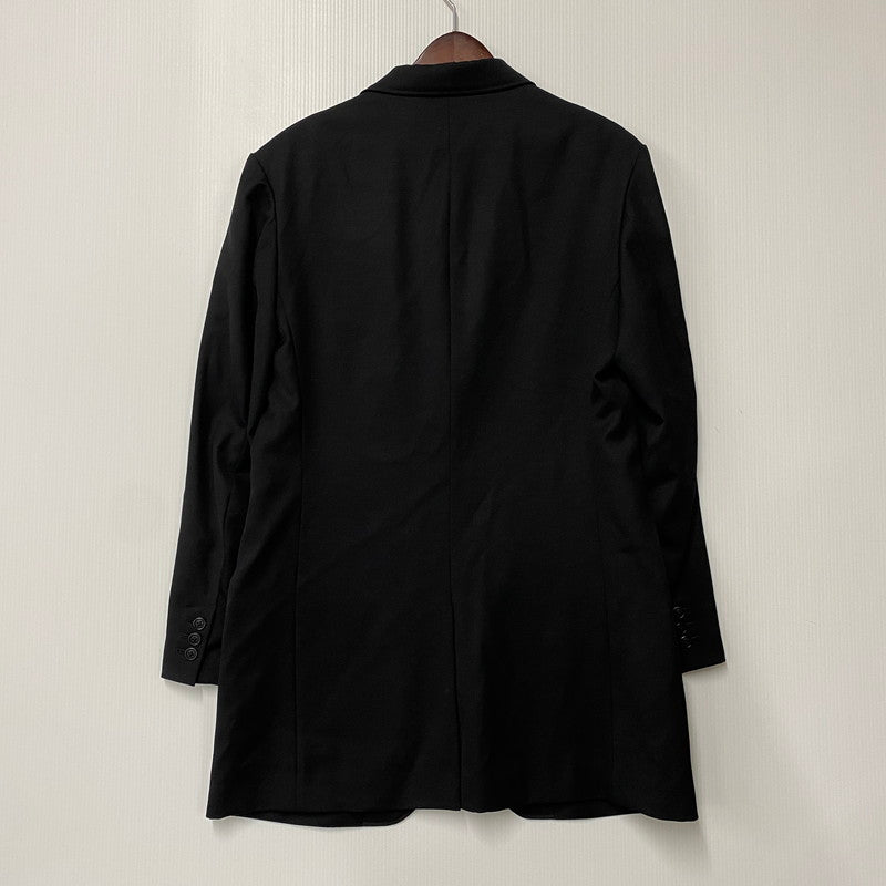 【中古品】【メンズ】 Y'S FOR MAN ワイズフォーメン MJ-J11-134 23AW WOOL GABARDINE JACKET ウール ギャバジン ジャケット アウター 140-260618-cs-07-izu サイズ：2 カラー：ブラック 万代Net店