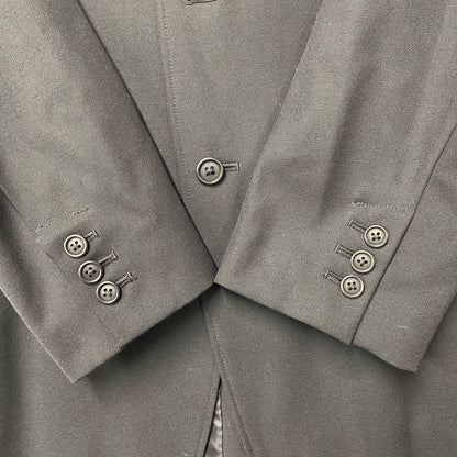 【中古品】【メンズ】 Y'S FOR MAN ワイズフォーメン MJ-J11-134 23AW WOOL GABARDINE JACKET ウール ギャバジン ジャケット アウター 140-260618-cs-07-izu サイズ：2 カラー：ブラック 万代Net店