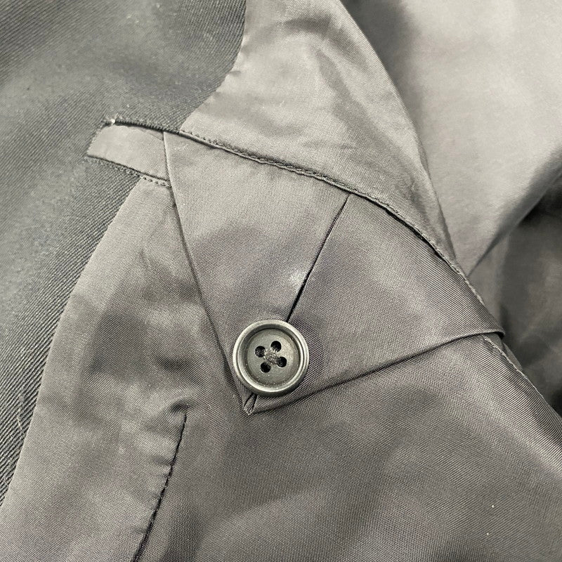 【中古品】【メンズ】 Y'S FOR MAN ワイズフォーメン MJ-J11-134 23AW WOOL GABARDINE JACKET ウール ギャバジン ジャケット アウター 140-260618-cs-07-izu サイズ：2 カラー：ブラック 万代Net店