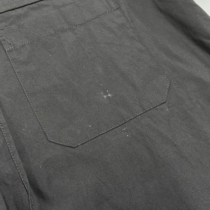 【中古品】【メンズ】 Y'S FOR MAN ワイズフォーメン MJ-B07-017 COTTON BROADCLOTH PANEL SHIRT WITH COLLAR CORD DETAIL コットン ブロードクロス パネル シャツ ウィズ カラー コード ディテール トップス 長袖 140-260618-cs-06-izu サイズ：2 カラー：ブラック 万代Net店