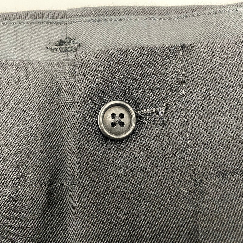 【中古品】【メンズ】 Y'S FOR MEN ワイズフォーメン MJ-P04-134 CLASSIC WOOL GABADINE クラシック ウール ギャバジン 3TUCKS WIDE TAPERED PANTS スリータック ワイド テーパード パンツ ボトムス ズボン 151-260618-cs-08-izu サイズ：3 カラー：ブラック 万代Net店