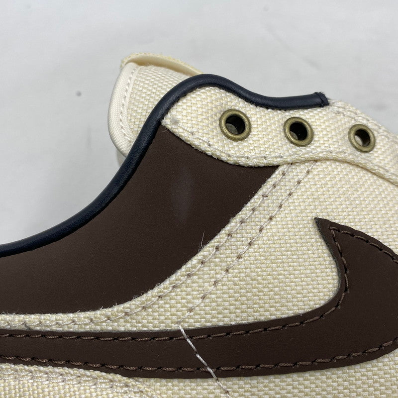 【中古美品】【メンズ】 NIKE ナイキ IB8058-110 AIR JORDAN 1 LOW PRM エア ジョーダン ワン ロー プレミアム スニーカー シューズ 靴 160-260618-cs-02-izu サイズ：29.5cm カラー：PALE IVORY/BAROQUE BROWN 万代Net店