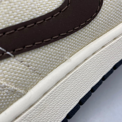【中古美品】【メンズ】 NIKE ナイキ IB8058-110 AIR JORDAN 1 LOW PRM エア ジョーダン ワン ロー プレミアム スニーカー シューズ 靴 160-260618-cs-02-izu サイズ：29.5cm カラー：PALE IVORY/BAROQUE BROWN 万代Net店