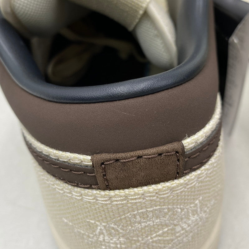 【中古美品】【メンズ】 NIKE ナイキ IB8058-110 AIR JORDAN 1 LOW PRM エア ジョーダン ワン ロー プレミアム スニーカー シューズ 靴 160-260618-cs-02-izu サイズ：29.5cm カラー：PALE IVORY/BAROQUE BROWN 万代Net店