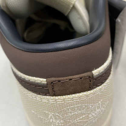 【中古美品】【メンズ】 NIKE ナイキ IB8058-110 AIR JORDAN 1 LOW PRM エア ジョーダン ワン ロー プレミアム スニーカー シューズ 靴 160-260618-cs-02-izu サイズ：29.5cm カラー：PALE IVORY/BAROQUE BROWN 万代Net店