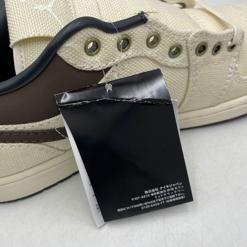 【中古美品】【メンズ】 NIKE ナイキ IB8058-110 AIR JORDAN 1 LOW PRM エア ジョーダン ワン ロー プレミアム スニーカー シューズ 靴 160-260618-cs-02-izu サイズ：29.5cm カラー：PALE IVORY/BAROQUE BROWN 万代Net店