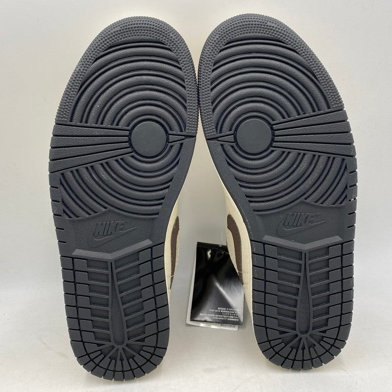 【中古美品】【メンズ】 NIKE ナイキ IB8058-110 AIR JORDAN 1 LOW PRM エア ジョーダン ワン ロー プレミアム スニーカー シューズ 靴 160-260618-cs-02-izu サイズ：29.5cm カラー：PALE IVORY/BAROQUE BROWN 万代Net店