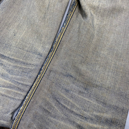 【現状渡し品】【メンズ】 LEE リー 90S REMAKE SIDE ZIP STUDS DAMAGE DENIM PANTS リメイク サイド ジップ スタッズ ダメージ デニム パンツ ボトムス ズボン 157-260619-cs-07-izu サイズ：不明 カラー：インディゴ 万代Net店