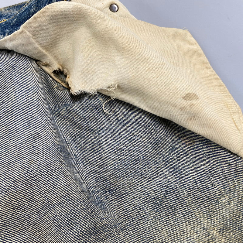 【現状渡し品】【メンズ】 LEE リー 90S REMAKE SIDE ZIP STUDS DAMAGE DENIM PANTS リメイク サイド ジップ スタッズ ダメージ デニム パンツ ボトムス ズボン 157-260619-cs-07-izu サイズ：不明 カラー：インディゴ 万代Net店