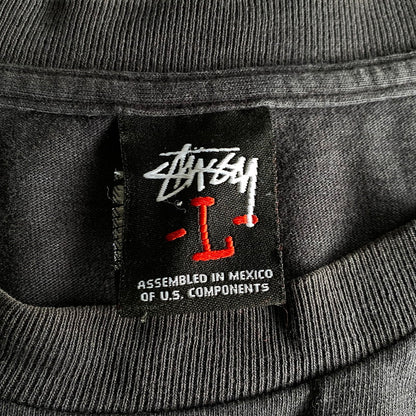 【中古品】【メンズ】 STUSSY ステューシー RAT PATROL SS TEE ラット パトロール ショートスリーブ ティー トップス 半袖 142-260622-cs-17-izu サイズ：L カラー：ネイビー系 万代Net店