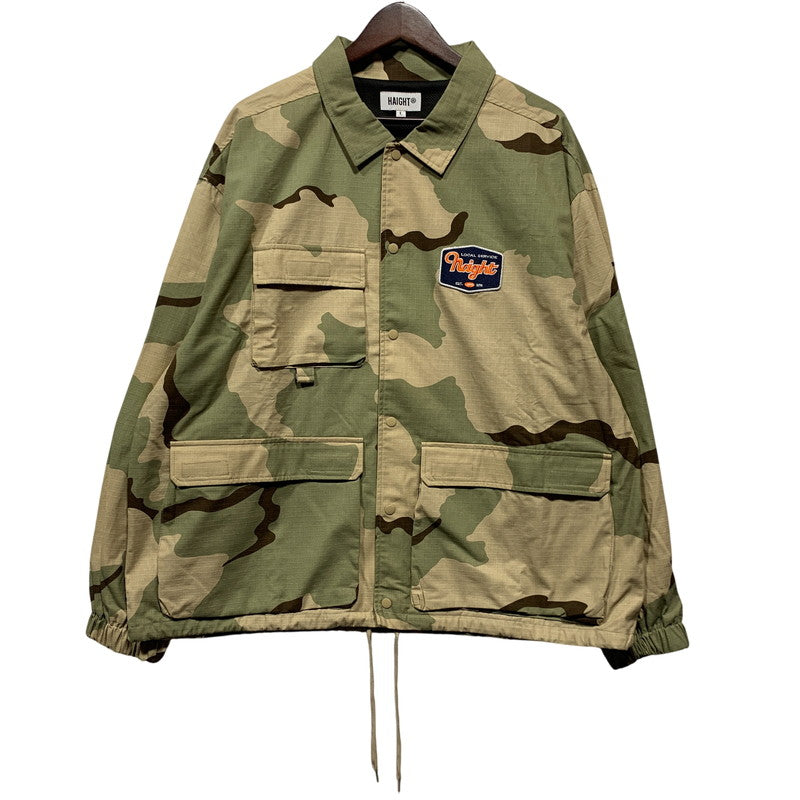 【中古品】【メンズ】 HAIGHT ヘイト HTSS-242001 CAMOUFLAGE WORKERS JACKET カモフラージュ ワーカーズ ジャケット アウター 142-260628-kh-13-izu サイズ：L カラー：マルチ 万代Net店