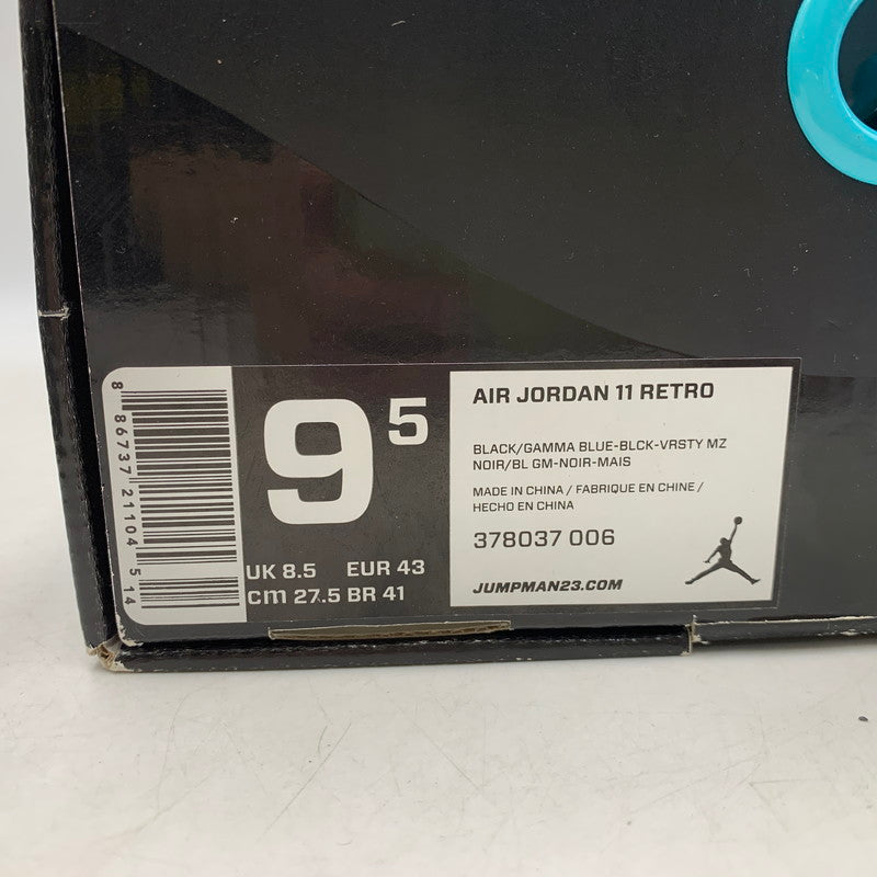 【現状渡し品】【メンズ】 NIKE ナイキ 378037-006 AIR JORDAN 11 エア ジョーダン スニーカー シューズ 靴 160-260627-cs-14-izu サイズ：27.5cm カラー：BLACK/GAMMA BLUE-BLACK-VARSITY MAIZE 万代Net店