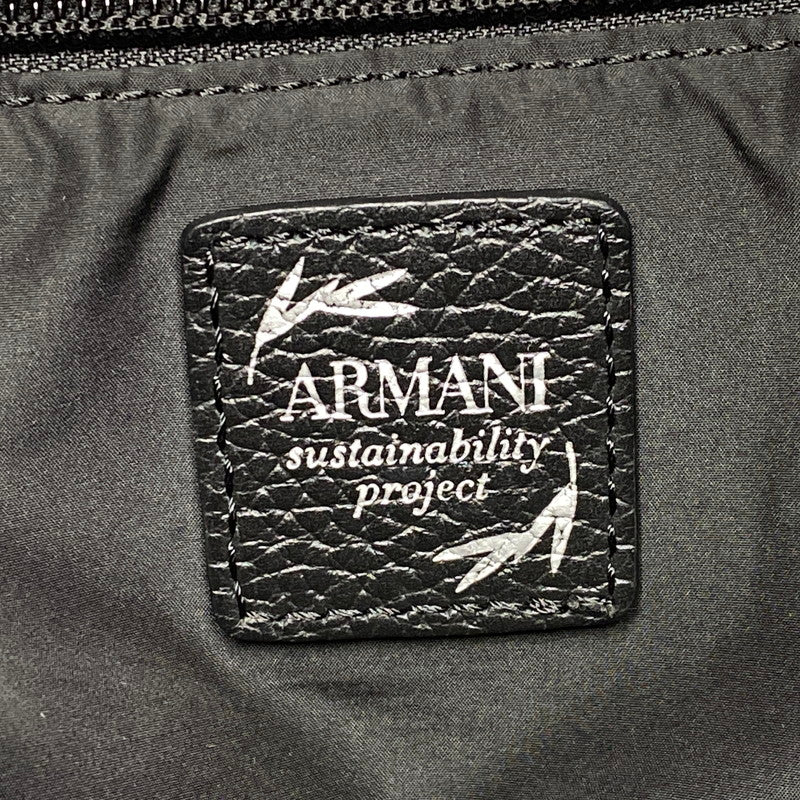 【中古品】【メンズ/レディース】 GIORGIO ARMANI ジョルジオアルマーニ GRAZIE 2WAY NYLON BACK PACK グラツィエ ツーウェイ ナイロン バックパック カバン 鞄 188-260619-cs-08-izu カラー：ブラック 万代Net店