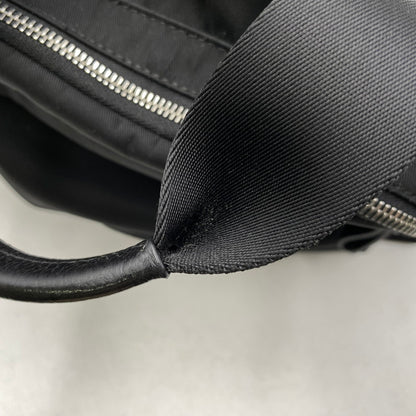 【中古品】【メンズ/レディース】 GIORGIO ARMANI ジョルジオアルマーニ GRAZIE 2WAY NYLON BACK PACK グラツィエ ツーウェイ ナイロン バックパック カバン 鞄 188-260619-cs-08-izu カラー：ブラック 万代Net店