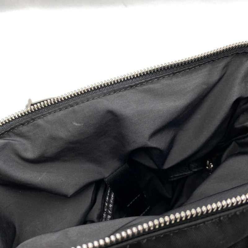 【中古品】【メンズ/レディース】 GIORGIO ARMANI ジョルジオアルマーニ GRAZIE 2WAY NYLON BACK PACK グラツィエ ツーウェイ ナイロン バックパック カバン 鞄 188-260619-cs-08-izu カラー：ブラック 万代Net店