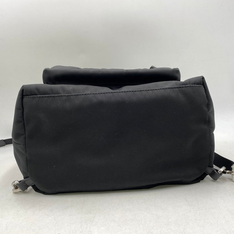 【中古品】【メンズ/レディース】 GIORGIO ARMANI ジョルジオアルマーニ GRAZIE 2WAY NYLON BACK PACK グラツィエ ツーウェイ ナイロン バックパック カバン 鞄 188-260619-cs-08-izu カラー：ブラック 万代Net店
