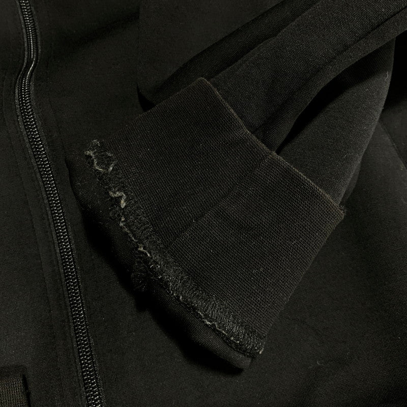 【中古品】【メンズ】 ARMANI EXCHANGE アルマーニエクスチェンジ LOGO ZIPUP HOODED SWEAT SHIRT XM000371 AF10818 ロゴ ジップアップ パーカー 141-260629-as-16-izu サイズ：S カラー：ブラック 万代Net店