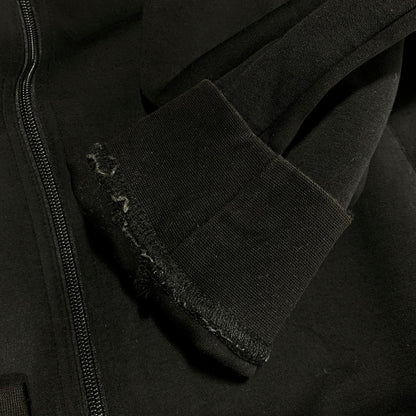【中古品】【メンズ】 ARMANI EXCHANGE アルマーニエクスチェンジ LOGO ZIPUP HOODED SWEAT SHIRT XM000371 AF10818 ロゴ ジップアップ パーカー 141-260629-as-16-izu サイズ：S カラー：ブラック 万代Net店