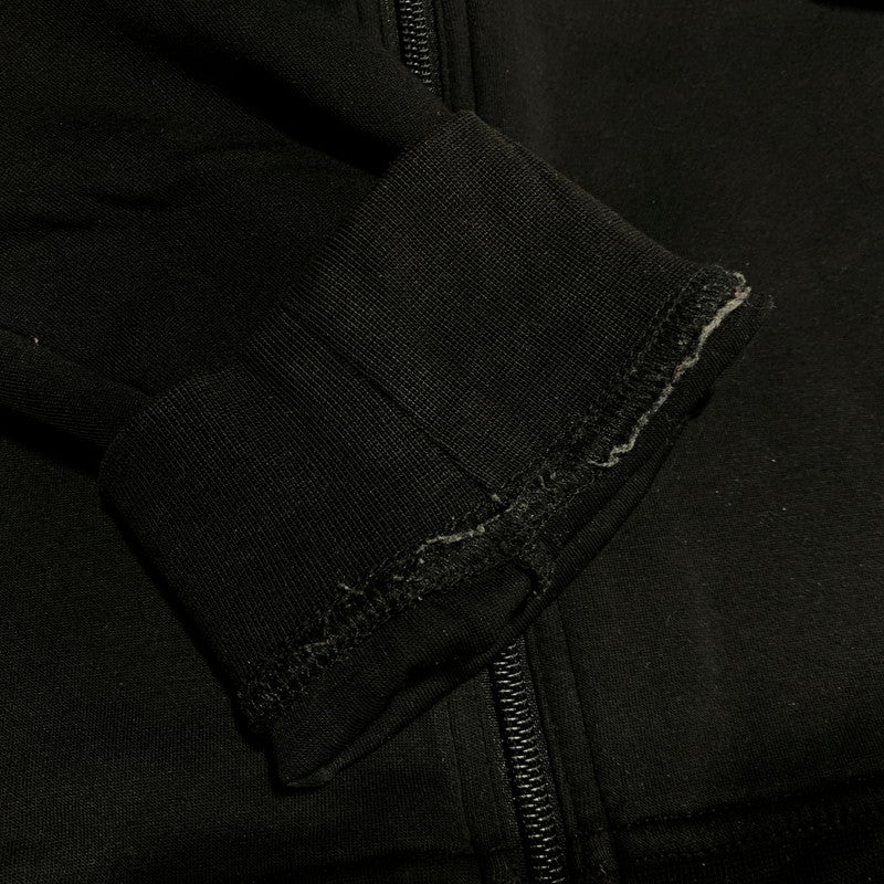 【中古品】【メンズ】 ARMANI EXCHANGE アルマーニエクスチェンジ LOGO ZIPUP HOODED SWEAT SHIRT XM000371 AF10818 ロゴ ジップアップ パーカー 141-260629-as-16-izu サイズ：S カラー：ブラック 万代Net店