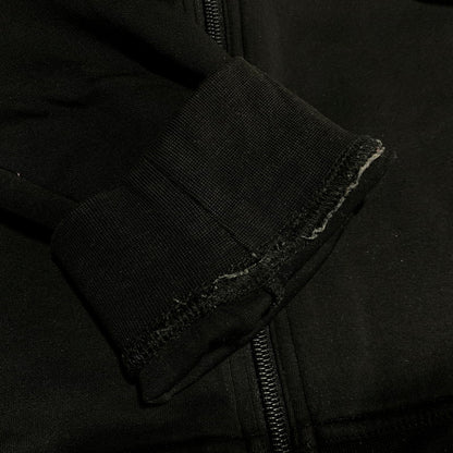 【中古品】【メンズ】 ARMANI EXCHANGE アルマーニエクスチェンジ LOGO ZIPUP HOODED SWEAT SHIRT XM000371 AF10818 ロゴ ジップアップ パーカー 141-260629-as-16-izu サイズ：S カラー：ブラック 万代Net店