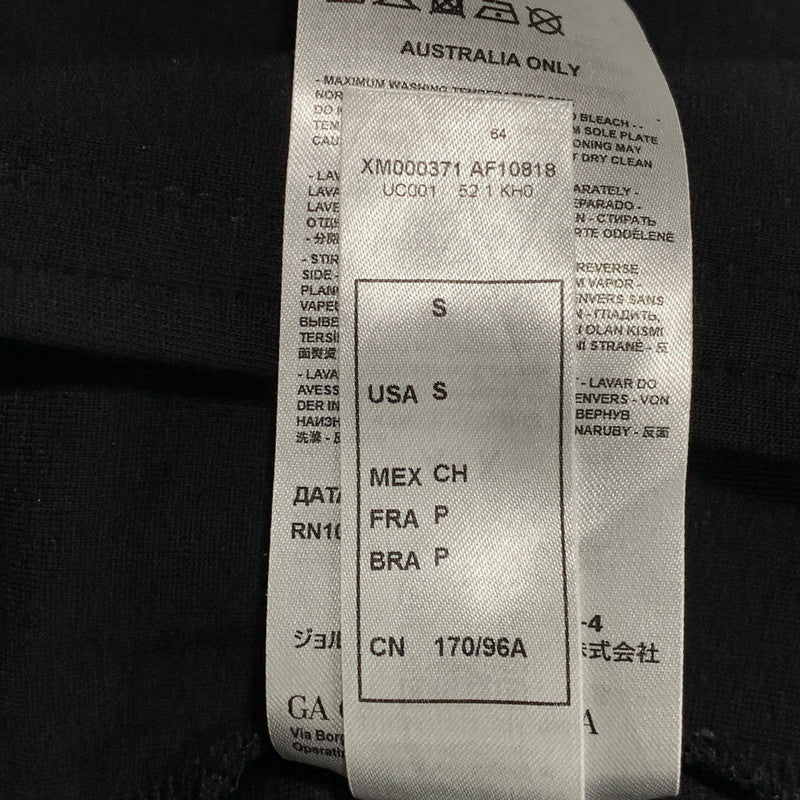 【中古品】【メンズ】 ARMANI EXCHANGE アルマーニエクスチェンジ LOGO ZIPUP HOODED SWEAT SHIRT XM000371 AF10818 ロゴ ジップアップ パーカー 141-260629-as-16-izu サイズ：S カラー：ブラック 万代Net店