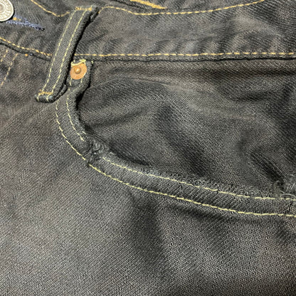 【中古品】【メンズ】 LEVI'S リーバイス PC9-05527-0527 刻印4001 メキシコ製 527 SLIM BOOTSCUT DENIM PANTS スリム ブーツカット デニム パンツ ボトムス ズボン 158-260629-cs-17-izu サイズ：W30 L32 カラー：ブラック 万代Net店