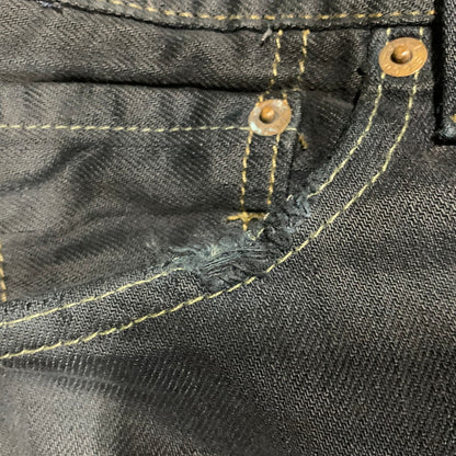 【中古品】【メンズ】 LEVI'S リーバイス PC9-05527-0527 刻印4001 メキシコ製 527 SLIM BOOTSCUT DENIM PANTS スリム ブーツカット デニム パンツ ボトムス ズボン 158-260629-cs-17-izu サイズ：W30 L32 カラー：ブラック 万代Net店