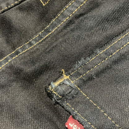 【中古品】【メンズ】 LEVI'S リーバイス PC9-05527-0527 刻印4001 メキシコ製 527 SLIM BOOTSCUT DENIM PANTS スリム ブーツカット デニム パンツ ボトムス ズボン 158-260629-cs-17-izu サイズ：W30 L32 カラー：ブラック 万代Net店