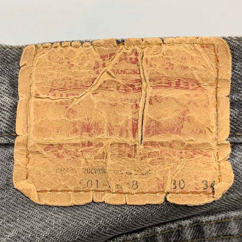 【中古品】【メンズ】 LEVI'S リーバイス 501-0658 刻印653 USA製 80’S DENIM PANTS デニム パンツ ズボン ボトムス 157-260620-ya-05-izu サイズ：30×34 カラー：ブラック 万代Net店