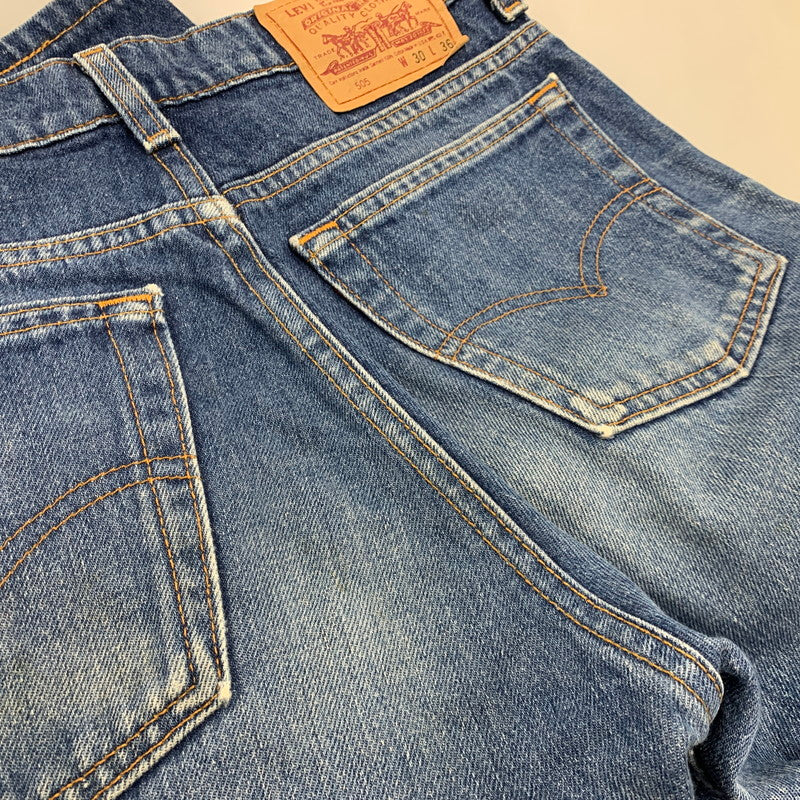 【中古品】【メンズ】 LEVI'S リーバイス 00505-7417 刻印501 USA製 90’S 505 DENIM PANTS デニム パンツ ズボン ボトムス 157-260620-ya-04-izu サイズ：30×36 カラー：インディゴ 万代Net店