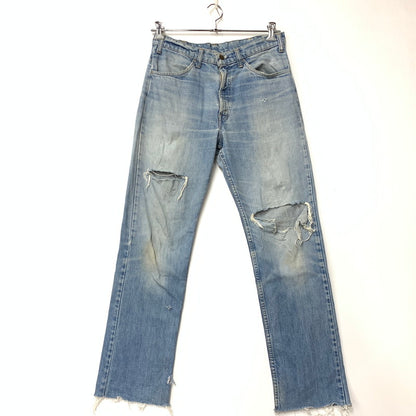 【現状渡し品】【メンズ】 LEVI'S リーバイス 40519-0213 刻印542 USA製 42TALON 70’S FLARE DENIM PANTS フレア デニム パンツ ズボン ボトムス 157-260620-ya-03-izu サイズ：33 カラー：ライトインディゴ 万代Net店
