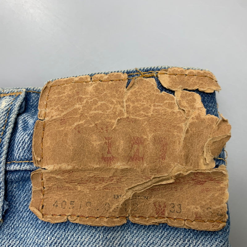 【現状渡し品】【メンズ】 LEVI'S リーバイス 40519-0213 刻印542 USA製 42TALON 70’S FLARE DENIM PANTS フレア デニム パンツ ズボン ボトムス 157-260620-ya-03-izu サイズ：33 カラー：ライトインディゴ 万代Net店
