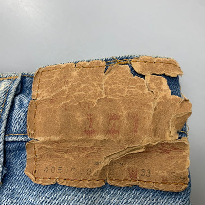 【現状渡し品】【メンズ】 LEVI'S リーバイス 40519-0213 刻印542 USA製 42TALON 70’S FLARE DENIM PANTS フレア デニム パンツ ズボン ボトムス 157-260620-ya-03-izu サイズ：33 カラー：ライトインディゴ 万代Net店