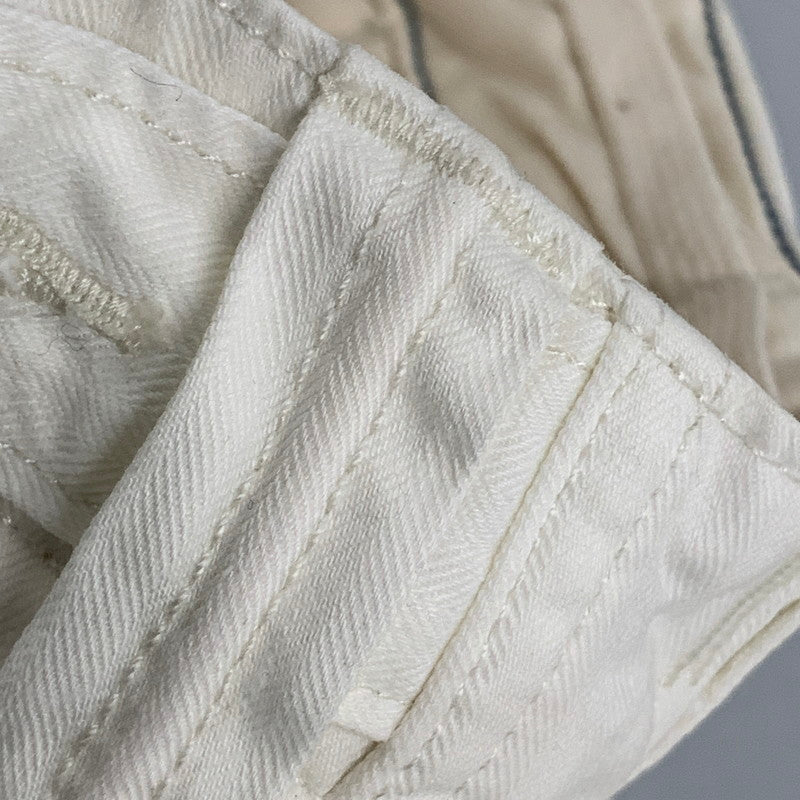 【中古品】【メンズ】 RRL ダブルアールエル 0200015339 HERRINGBONE TWILL BUTTON FLY SHORTS ヘリンボーン ツイル ボタン フライ ショーツ ハーフパンツ ショートパンツ 156-260620-ya-10-izu サイズ：34 カラー：ホワイト 万代Net店