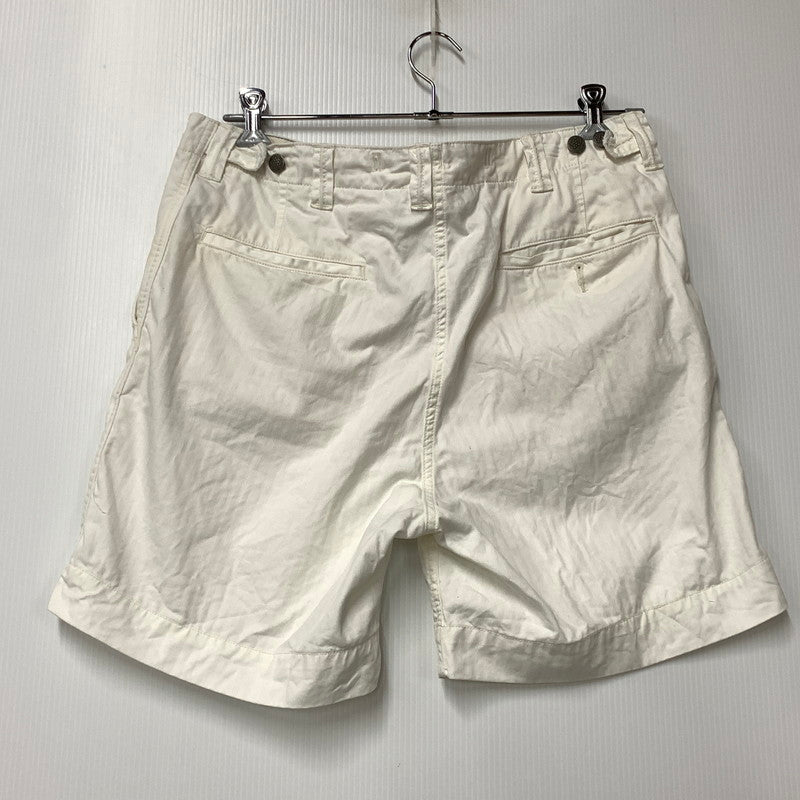 【中古品】【メンズ】 RRL ダブルアールエル 0200015339 HERRINGBONE TWILL BUTTON FLY SHORTS ヘリンボーン ツイル ボタン フライ ショーツ ハーフパンツ ショートパンツ 156-260620-ya-10-izu サイズ：34 カラー：ホワイト 万代Net店