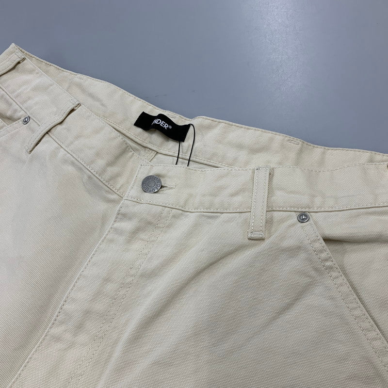 【中古品】【メンズ】 UNDER R アンダーアール RON HERMAN ロンハーマン 4320600231 DOUBLE KNEE PANTS ダブル ニー パンツ ズボン ボトムス 158-260620-ya-02-izu サイズ：L カラー：ベージュ 万代Net店