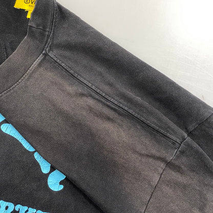 【中古品】【メンズ】 VERDY × DOVER STREET MARKET ヴェルディ×ドーバーストリートマーケット PRINT SS TEE プリント ショートスリーブ ティー トップス 半袖 142-260619-cs-03-izu サイズ：L カラー：ブラック 万代Net店