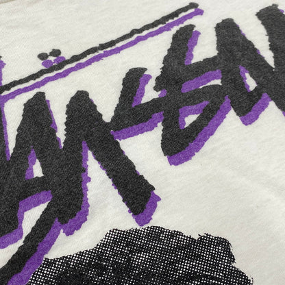 【中古品】【メンズ】 OLD STUSSY オールド ステューシー OLD SKOOL オールド スクール SS TEE ショートスリーブ ティー トップス 半袖 142-260619-cs-05-izu サイズ：XL カラー：ホワイト 万代Net店