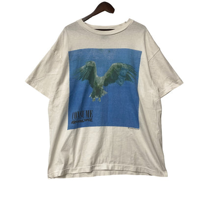 【中古品】【メンズ】 SAINT MICHAEL × FORSOMEONE セントマイケル ×フォーサムワン SM-A23-0000-C10 CONSUME FS SS TEE コンシューム ショートスリーブ ティー トップス 半袖 142-260619-cs-04-izu サイズ：XL カラー：ホワイト 万代Net店