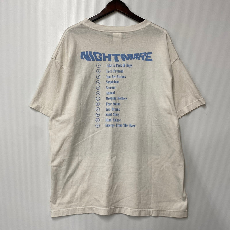 【中古品】【メンズ】 SAINT MICHAEL × FORSOMEONE セントマイケル ×フォーサムワン SM-A23-0000-C10 CONSUME FS SS TEE コンシューム ショートスリーブ ティー トップス 半袖 142-260619-cs-04-izu サイズ：XL カラー：ホワイト 万代Net店