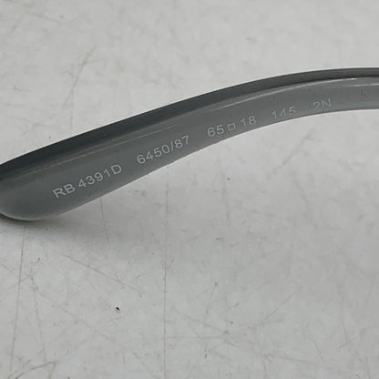 【中古品】【メンズ/レディース】 RAY-BAN RB4391D SUNGLASSES サングラス 203-260620-ya-13-izu サイズ：65口18-145 カラー：グレー系 万代Net店