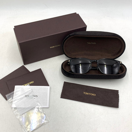 【中古品】【メンズ/レディース】 TOM FORD トムフォード 5918-D-B ECO 001 SUNGLASSES サングラス 203-260620-ya-15-izu サイズ：52口18-145 カラー：ブラック×グレー系 万代Net店