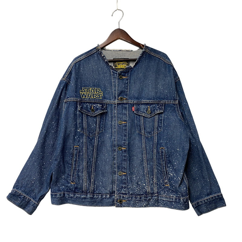 【中古品】【メンズ】 LEVI'S × STAR WARS リーバイス×スターウォーズ PC9-79697-0009 DENIM JACKET デニム ジャケット アウター 147-260619-cs-01-izu サイズ：L カラー：インディゴ 万代Net店