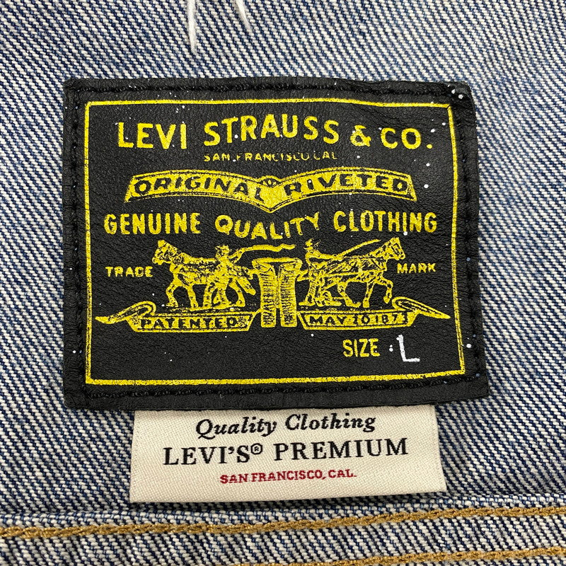 【中古品】【メンズ】 LEVI'S × STAR WARS リーバイス×スターウォーズ PC9-79697-0009 DENIM JACKET デニム ジャケット アウター 147-260619-cs-01-izu サイズ：L カラー：インディゴ 万代Net店