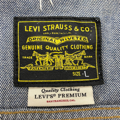 【中古品】【メンズ】 LEVI'S × STAR WARS リーバイス×スターウォーズ PC9-79697-0009 DENIM JACKET デニム ジャケット アウター 147-260619-cs-01-izu サイズ：L カラー：インディゴ 万代Net店